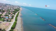 Samsun haberleri: Karadeniz, Samsun sahillerini yutmaya devam ediyor