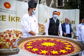 Cumhurbaşkanlığınca Darülaceze'de aşure ikramı yapıldı