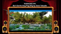 Zack Tabudlo Ba't Ganito Ang Pag-ibig Karaoke PH