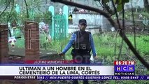 Sujeto motorizado asesina a un ciudadano en el cementerio municipal de la Lima, Cortés