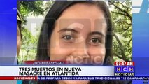 ¡MASACRE! Se reporta el asesinato de tres personas en Jutiapa, Atlántida