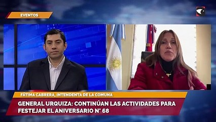 General Urquiza: continúan las actividades para festejar el aniversario n° 68