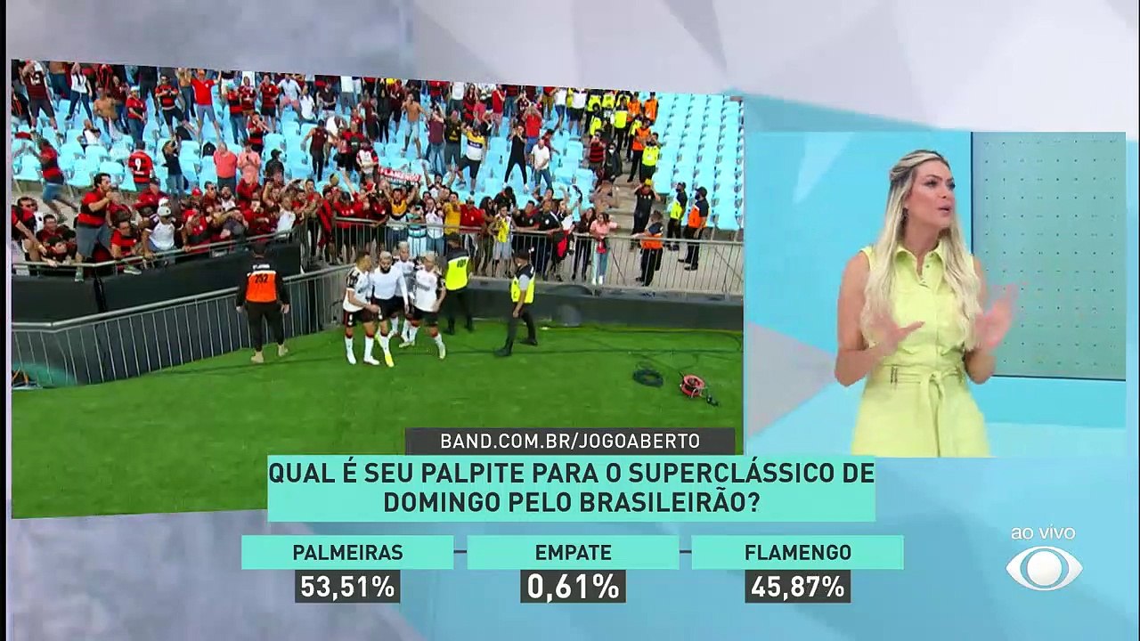 Debate Jogo Aberto: Palmeiras ou Flamengo, quem é o favorito? Veja análises e palpites para “final”