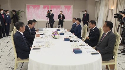 尹-국회의장단 만찬..."민생 위해 밤낮 뛰어달라" / YTN