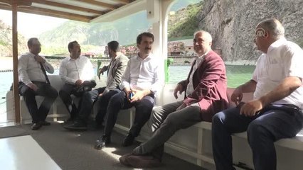 Çoruh Nehri'ndeki Kalededibi İskelesi tekne turları için kullanıma açıldı