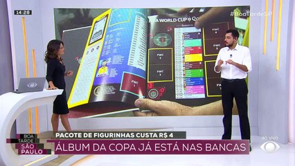 Futebol e inflação: o álbum da Copa do Mundo já está nas bancas