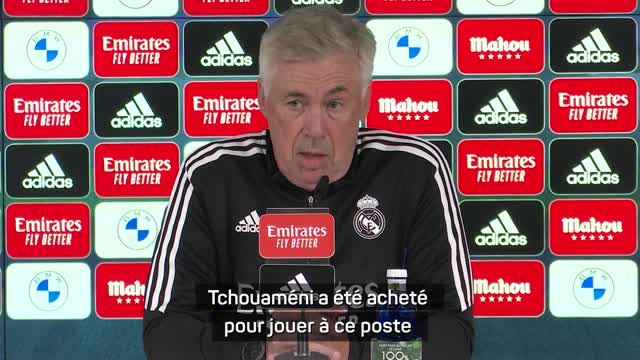 Real Madrid - Ancelotti : Tchouaméni et Camavinga peuvent jouer au poste de Casemiro
