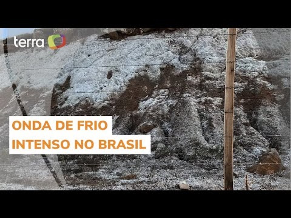 Mais de 30 cidades do Sul do País registram temperaturas abaixo de 0ºC após frente fria
