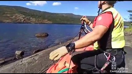 Una mujer es rescatada en el Lago de Sanabria tras sufrir una reacción alérgica,