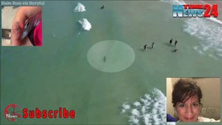 Horror Shark Attack | 2 swimmers attacked by shark on Myrtle Beach in South Carolina