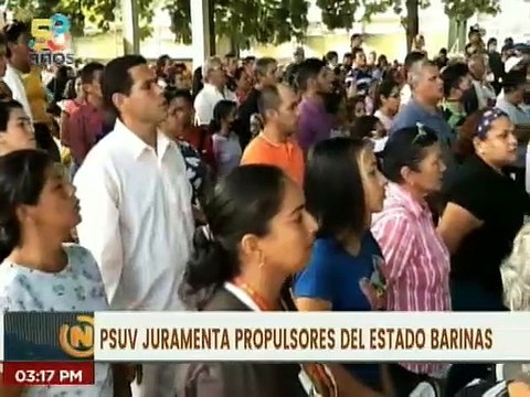 PSUV juramenta a los propulsores y propulsoras del estado Barinas