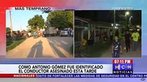 Sicarios asesinan a chófer de un bus en el bulevar del Este entre La Lima y El Progreso