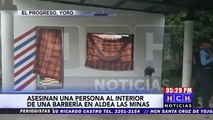 Delincuentes asesinan a una persona en una barbería en El Progreso, Yoro