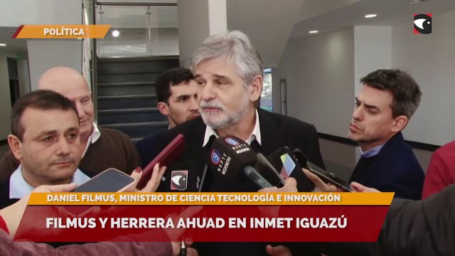 Filmus y Herrera Ahuad en INMET Iguazú