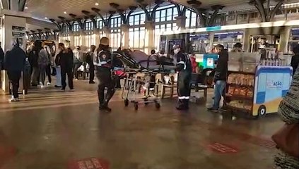 Samu é acionado após mulher sofrer queda no Terminal Oeste