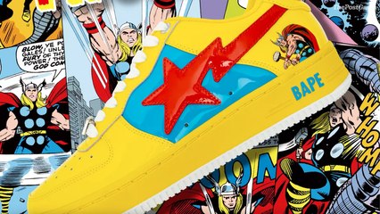 Superhero Sneakers: A Bathing Ape Collaborates With Marvel Again