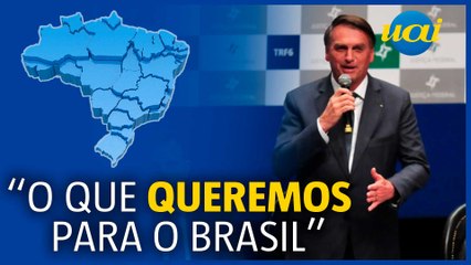 Bolsonaro em BH: 'Em 50 dias estaremos decidindo o que queremos'