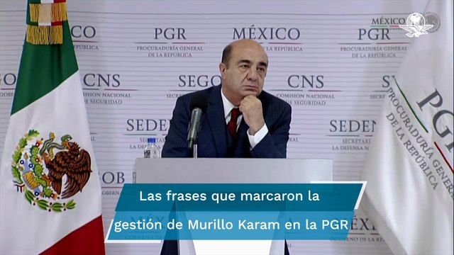De “La verdad histórica” al Ya me cansé , las frases de Murillo Karam