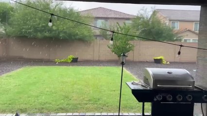 Rain in Queen Creek by Amanda Hardy