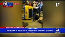 SJM: Agentes Terna capturan a balazos a banda criminal