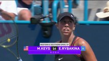 Keys too strong for Wimbledon winner Rybakina