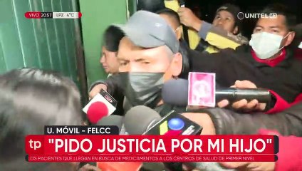 Familia del menor muerto en un accidente en Montero llegó a la audiencia de Wilmer Nina