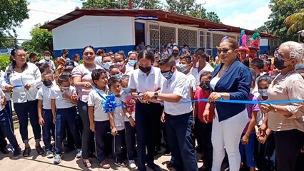 Gobierno inaugura obras de remozamiento escolar en Rivas