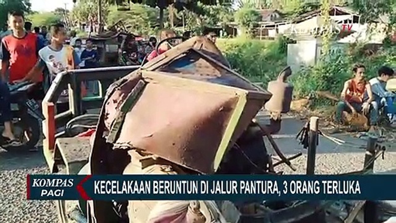 Akibat Kecelakaan Beruntun di Jalur Pantura, 3 Orang Terluka Hingga Kemacetan Panjang