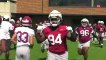 Alabama football practice footage:  August 19, 2022
