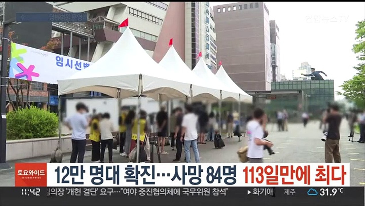 12만 명대 확진…사망 84명 '113일만에 최다'