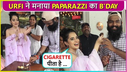 Wow! Urfi Javed Celebrates Birthday Of A Media Photographer, Says English Nahi Hindi Gaana...