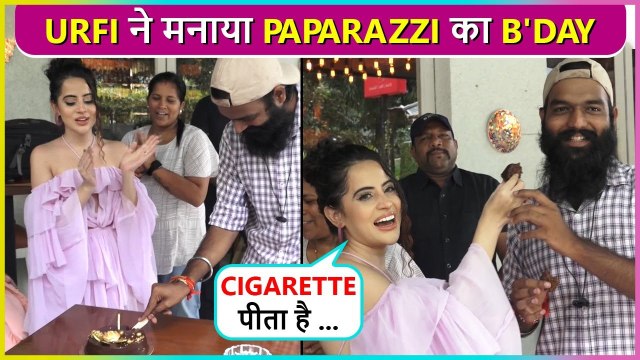 Wow! Urfi Javed Celebrates Birthday Of A Media Photographer, Says English Nahi Hindi Gaana...