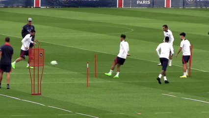 Mbappé, Neymar, Messi and co. à l'entraînement avec le PSG