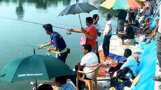 Pabna Dapunia Abbass pond fishing _ Big Fish _ পাবনা দাপুনিয়া আব্বাসের পুকুরে বড় বড় কাতলা মাছ ধরা _