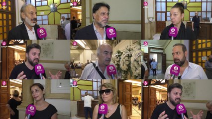 النجوم يشاركون في عزاء أنطوانيت نجيب.. ويستذكرون مواقفها