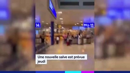 أمطار غزيرة تخترق سقف مطار جنيف وتثير دهشة الركاب بالفيديو