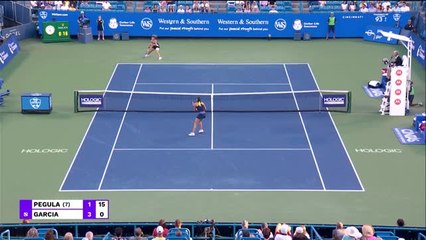 Highlights: Pegula scheitert gegen Garcia