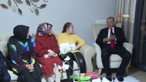 Cumhurbaşkanı Erdoğan’ın ziyaretinde güldüren anlar! “Kızım ne miniği ya, 1.85 boyundayım”