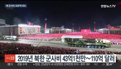 북한 군사비, GDP의 15% 이상…한국의 ¼ 수준
