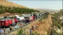 Gaziantep’te katliam gibi kaza 15 kişi yaşamını yitirdi, onlarca yaralı var
