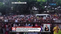 Opisina ng DSWD, dinagsa ng mga gustong makakuha ng ayuda; mga inabutan ng cutoff, nagpumilit makapasok | 24 Oras Weekend