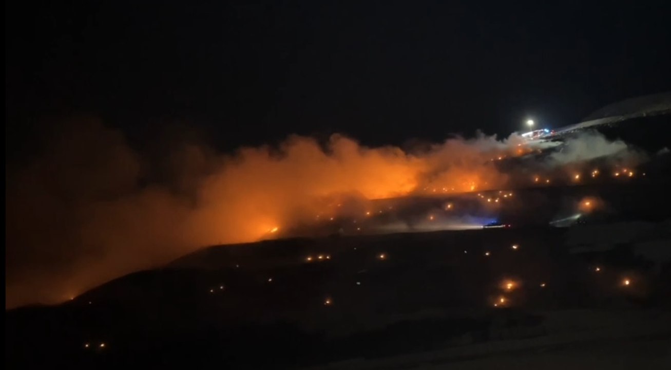 Incendi nel Palermitano, brucia il Monte Grifone (20.08.22)