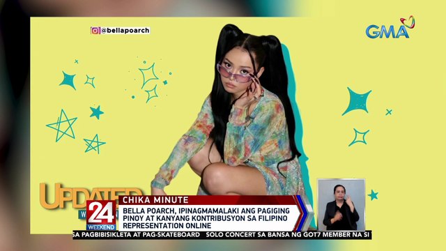 Bella Poarch, ipinagmamalaki ang pagiging Pinoy at kanyang ambag sa Filipino representation online | 24 Oras Weekend