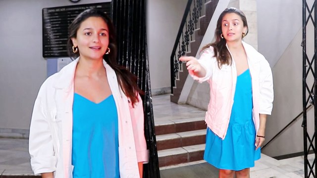 Alia Bhatt Papped With Brahmastra Makers Karan Johar & Ayan Mukerji