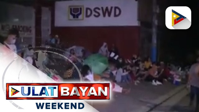 Tanggapan ng DSWD sa QC, pinilahan simula kagabi para sa unang araw ng educational assistance payout ngayong araw