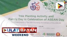 DFA, nagsagawa ng tree planting activity kasama ang ASEAN Centre for Biodiversity o ACB sa Los Baños, Laguna kasabay ng paggunita ng ika-55 Founding Anniversary ng ASEAN