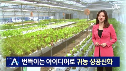 번뜩이는 아이디어로 귀농 성공신화…휴대전화로 원격 농장 관리