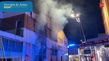 Un hombre y una mujer de mediana edad fallecen en un incendio producido en una nave okupada en la localidad madrileña de Torrejón de Ardoz