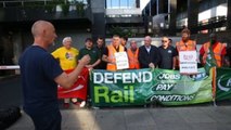 Mas de 40.000 trabajadores ferroviarios convocados a una huelga en el Reino Unido