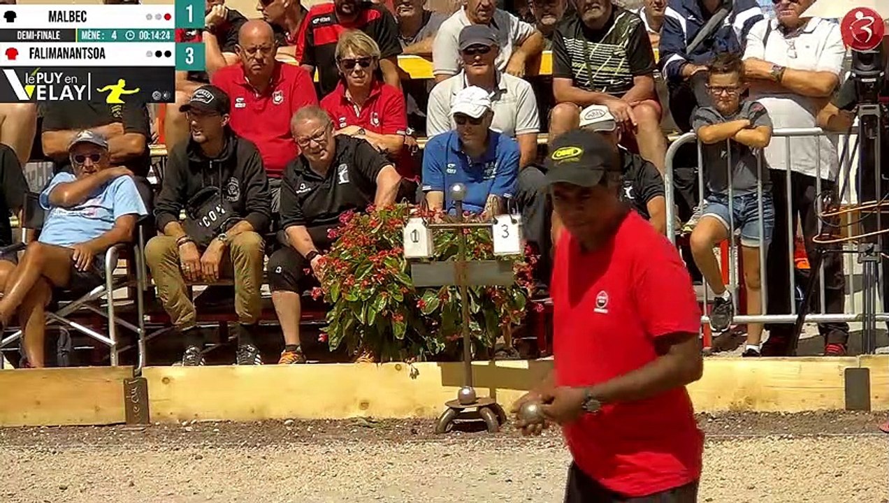 Superbe demi-finale du tête-à-tête Le Puy-en-Velay : Supranational à pétanque 2022